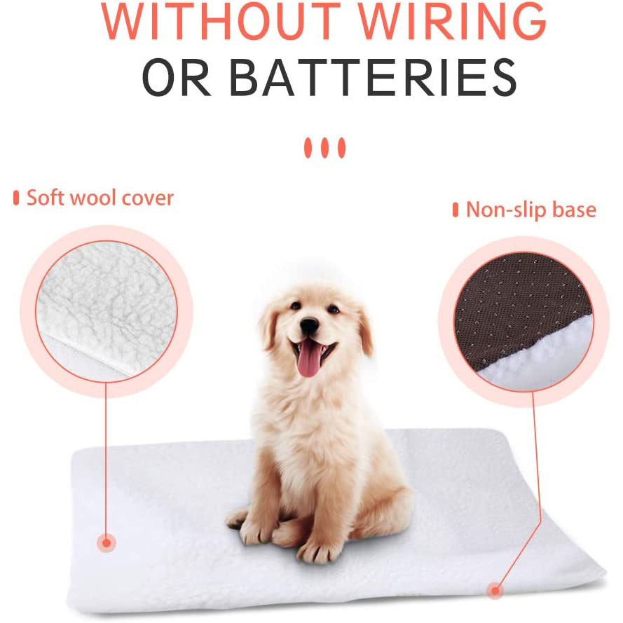 Self-Warming Plush Bed for Dogs and Cats
