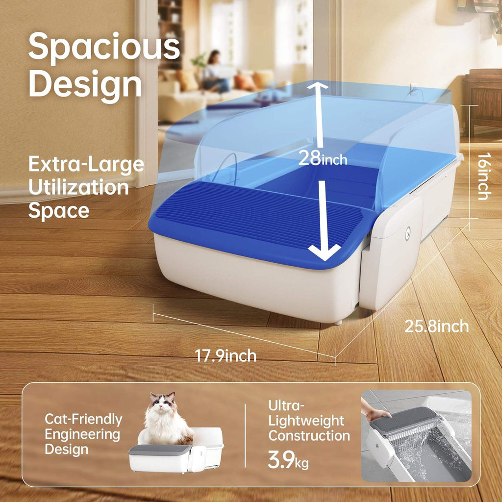 Smart Self-Cleaning Litter Box for Cats