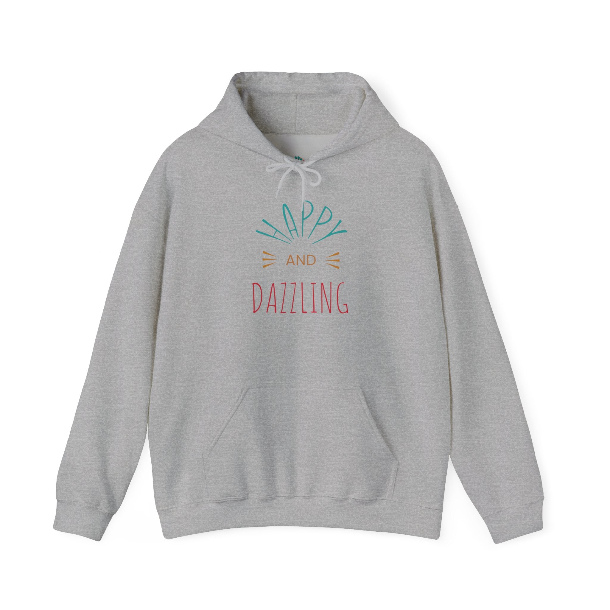 Happy and Dazzling Hoodie — Cute Pastel Graphic Pullover
