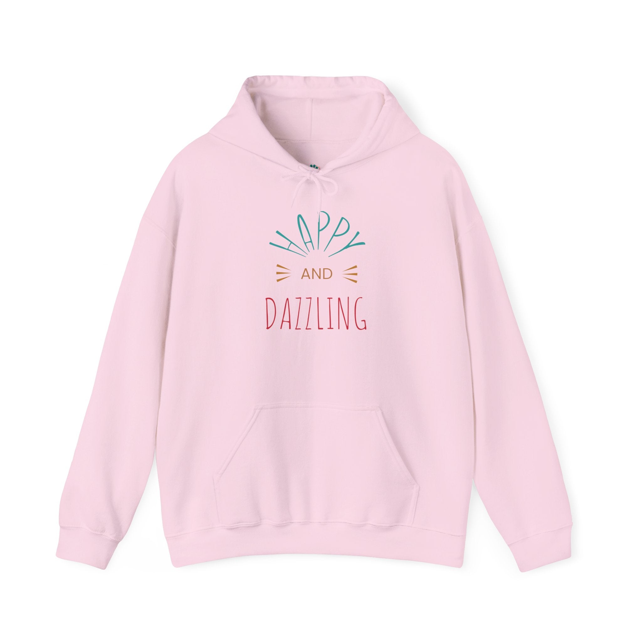 Happy and Dazzling Hoodie — Cute Pastel Graphic Pullover