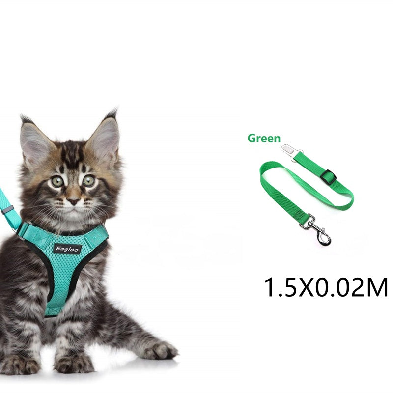 Escape-Proof Cat Harness for Safe Adventures