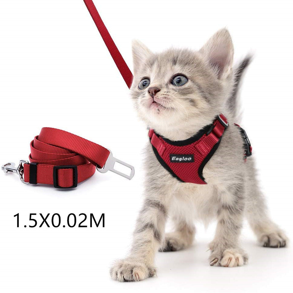 Escape-Proof Cat Harness for Safe Adventures