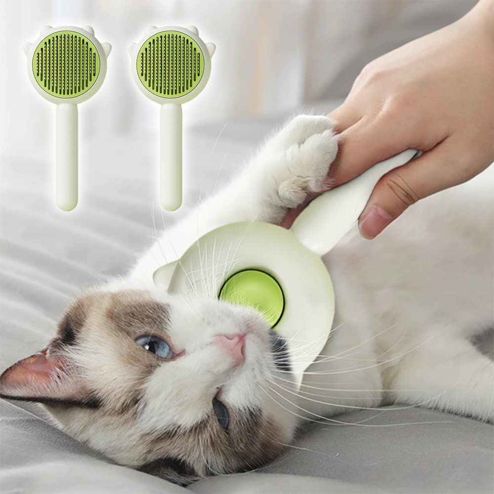 Smooth Groom Massage Brush for Happy Pets