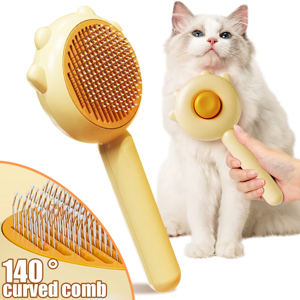 Smooth Groom Massage Brush for Happy Pets