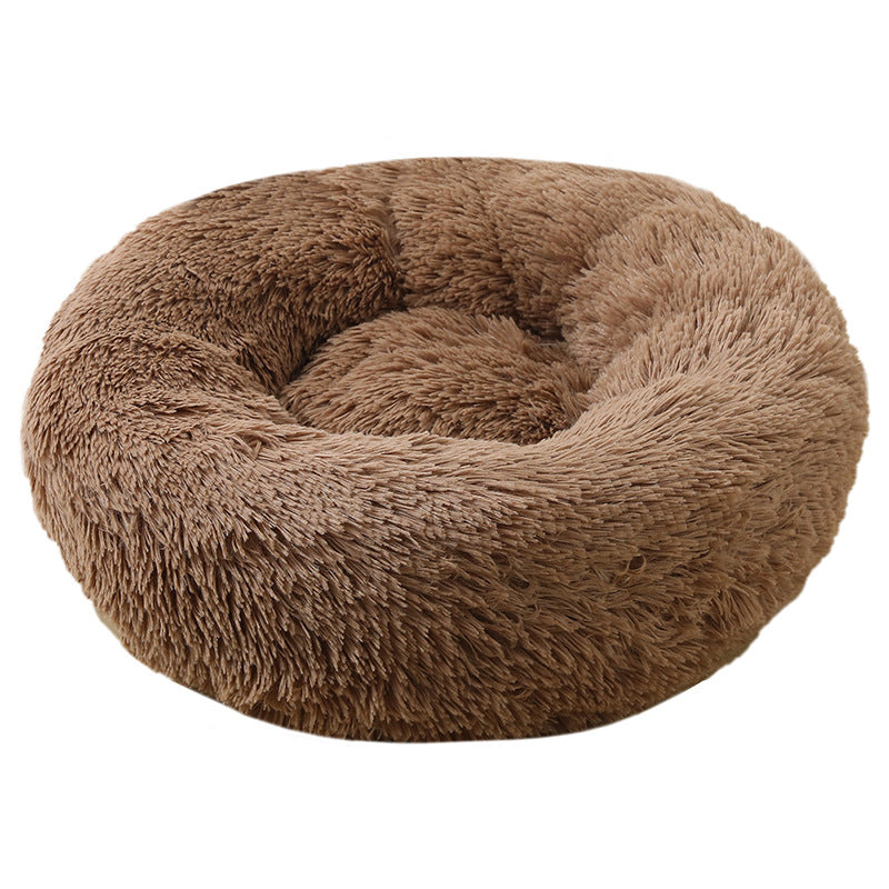 Plush Cuddle Bed for Dogs and Cats