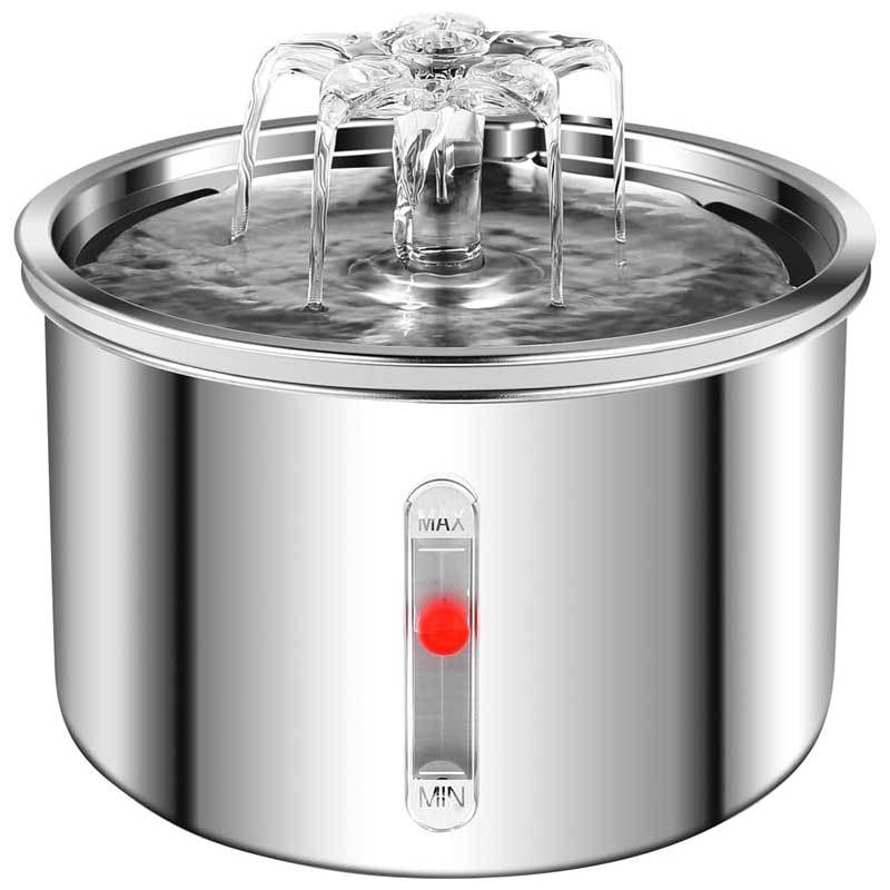 Smart Stainless Water Fountain for Happy Pets